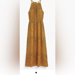 J Crew Factory High Neck Maxi Dress NWT